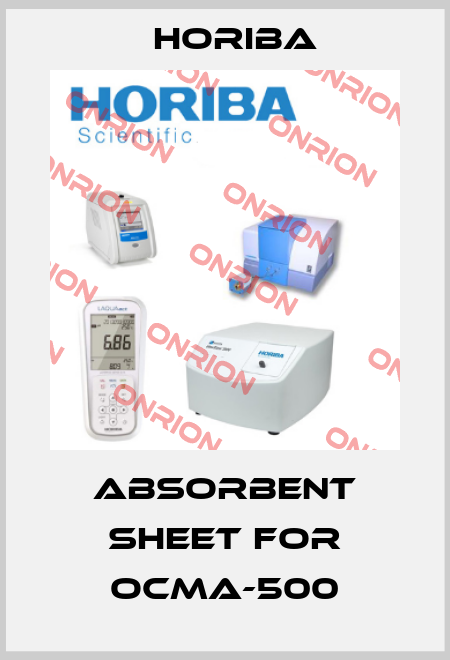 Absorbent sheet for ocma-500 Horiba