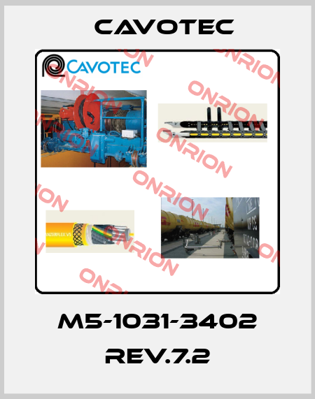 M5-1031-3402 Rev.7.2 Cavotec