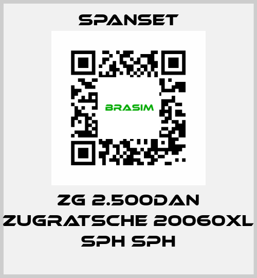 ZG 2.500daN Zugratsche 20060XL SPH SPH SpanSet