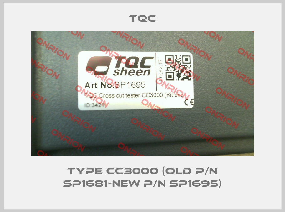 Type CC3000 (old P/N SP1681-new P/N SP1695)-big