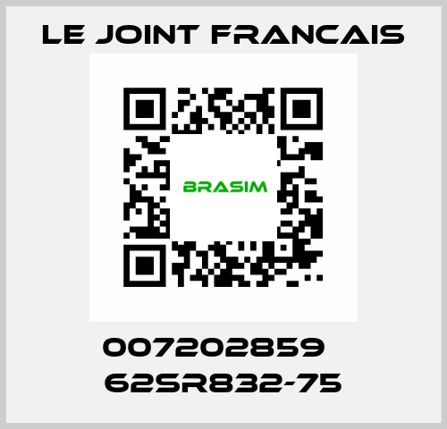 007202859   62SR832-75 LE JOINT FRANCAIS