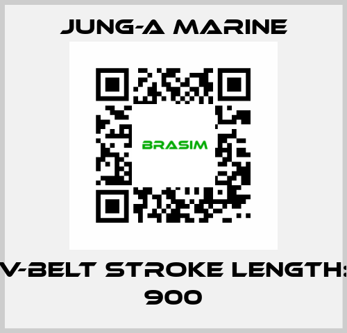 V-belt stroke length: 900 JUNG-A MARINE