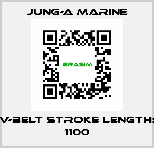 V-belt stroke length: 1100 JUNG-A MARINE