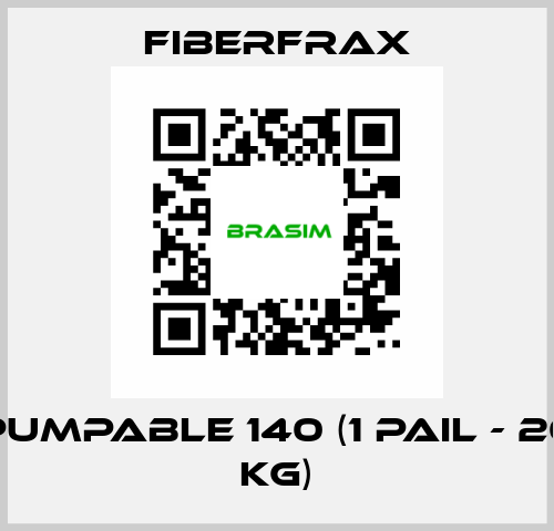 PUMPABLE 140 (1 pail - 20 kg) Fiberfrax