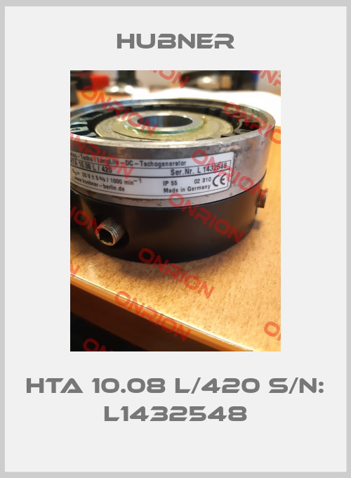HTA 10.08 L/420 S/N: L1432548-big
