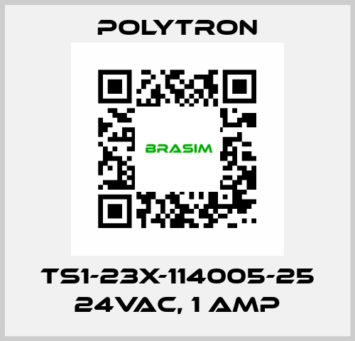 TS1-23X-114005-25 24VAC, 1 Amp Polytron