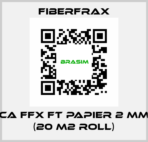 CA FFX FT PAPIER 2 MM (20 m2 roll) Fiberfrax