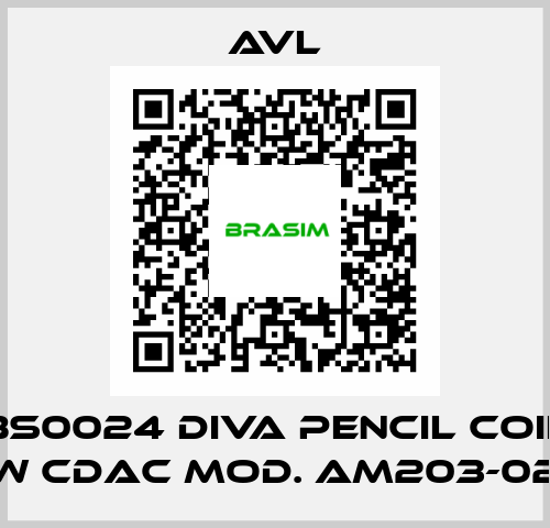 BS0024 DIVA PENCIL COIL W CDAC MOD. AM203-02 Avl