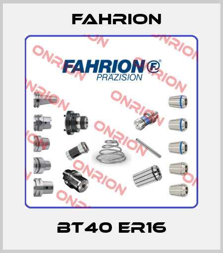 BT40 ER16 Fahrion