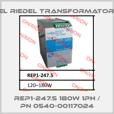 REP1-247.5 180W 1ph / PN 0540-00117024 Michael Riedel Transformatorenbau