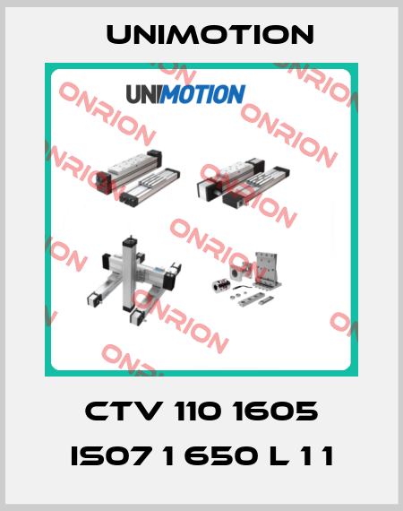 CTV 110 1605 IS07 1 650 L 1 1 UNIMOTION