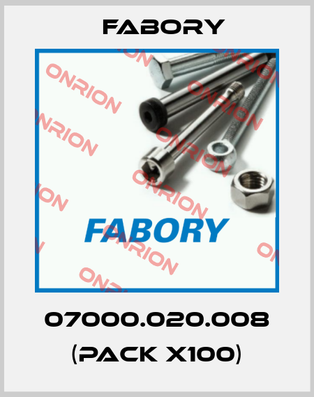 07000.020.008 (pack x100) Fabory