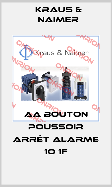 AA Bouton poussoir Arrêt alarme 1O 1F Kraus & Naimer