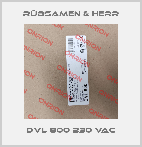 DVL 800 230 VAC-big