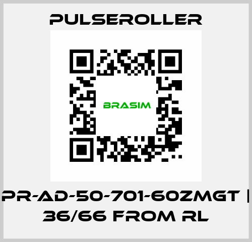 PR-AD-50-701-60ZMGT | 36/66 from RL PULSEROLLER