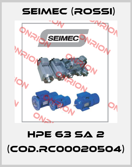 HPE 63 SA 2 (Cod.RC00020504) Seimec (Rossi)