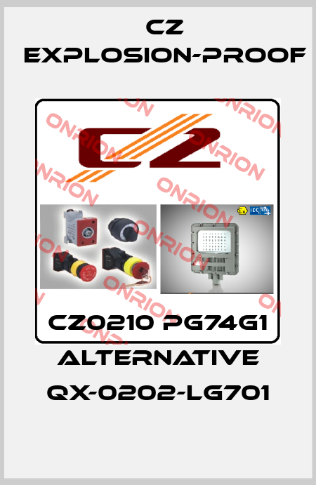 CZ0210 PG74G1 alternative QX-0202-LG701 CZ Explosion-proof