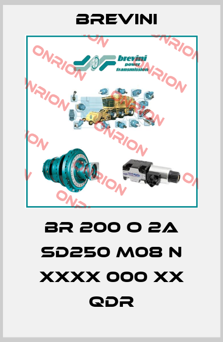 BR 200 O 2A SD250 M08 N XXXX 000 XX QDR Brevini
