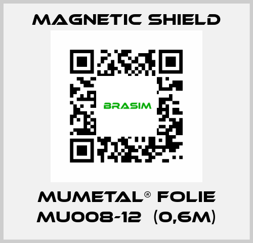 MuMETAL® Folie MU008-12  (0,6m) Magnetic Shield