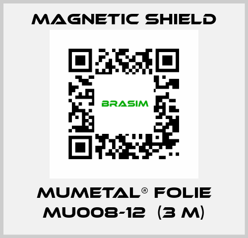 MuMETAL® Folie MU008-12  (3 m) Magnetic Shield