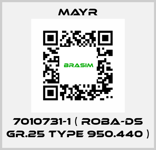 7010731-1 ( ROBA-DS Gr.25 Type 950.440 ) Mayr