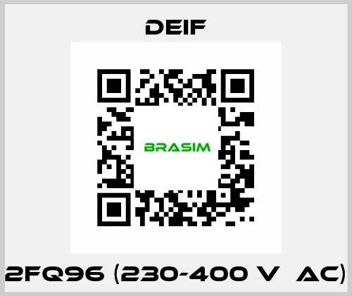 2FQ96 (230-400 V  AC) Deif