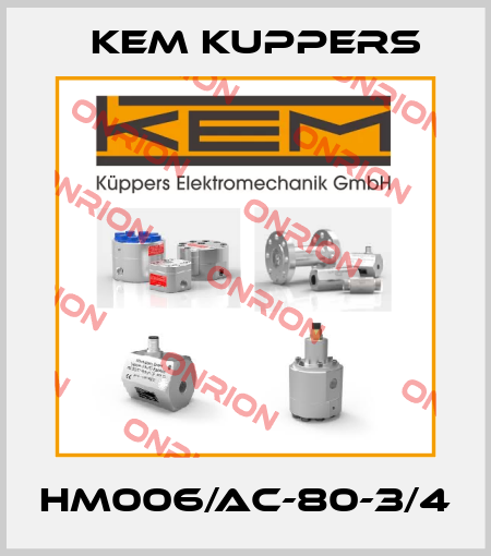 HM006/AC-80-3/4 Kem Kuppers