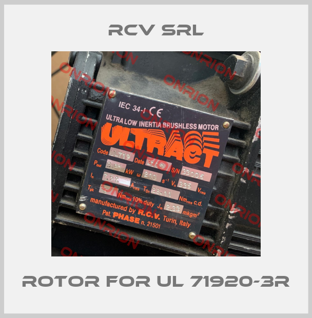 Rotor for UL 71920-3R-big