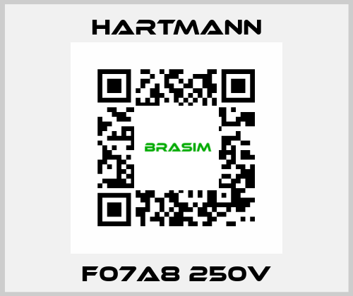 F07A8 250V Hartmann