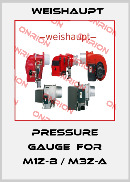 Pressure gauge  for M1Z-B / M3Z-A Weishaupt