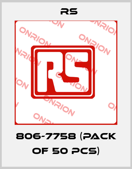 806-7758 (pack of 50 pcs) RS