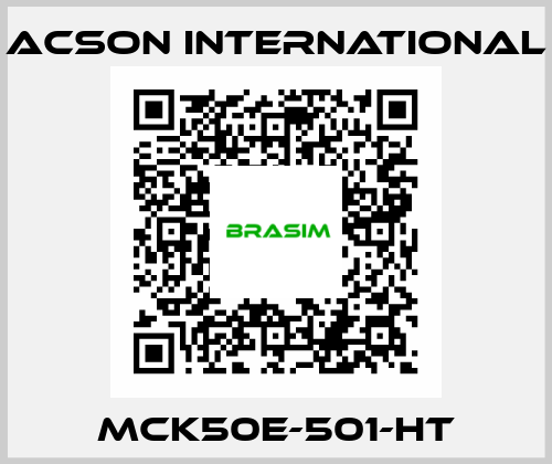 MCK50E-501-HT Acson International