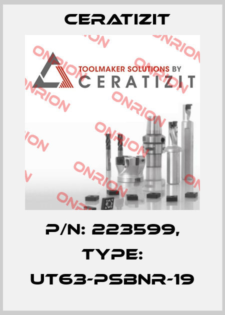 P/N: 223599, Type: UT63-PSBNR-19 Ceratizit