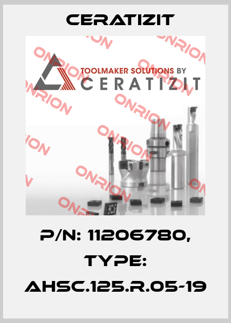 P/N: 11206780, Type: AHSC.125.R.05-19 Ceratizit
