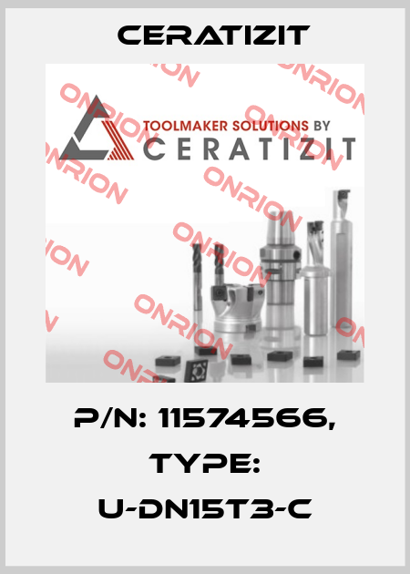 P/N: 11574566, Type: U-DN15T3-C Ceratizit