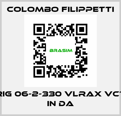 RIG 06-2-330 VLRAX VCT IN DA Colombo Filippetti