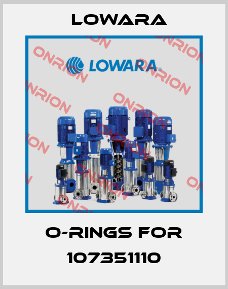 O-rings for 107351110 Lowara