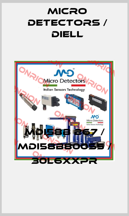 MDI58B 267 / MDI58B800S5 / 30L6XXPR
 Micro Detectors / Diell