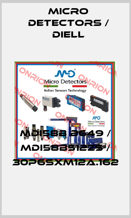 MDI58B 2649 / MDI58B512Z5 / 30P6SXM12A.162
 Micro Detectors / Diell