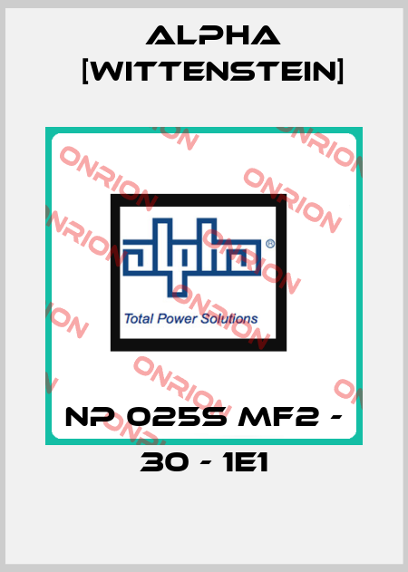 NP 025S MF2 - 30 - 1E1 Alpha [Wittenstein]