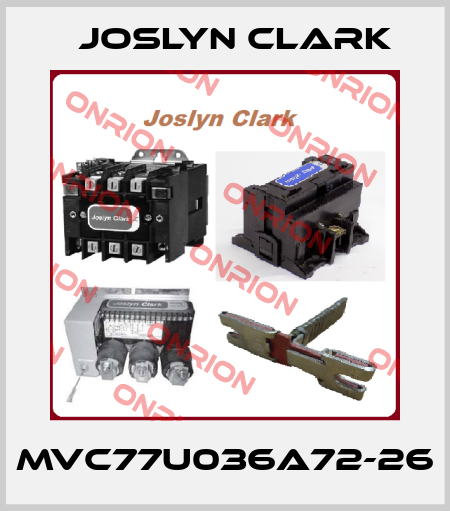 MVC77U036A72-26 Joslyn Clark