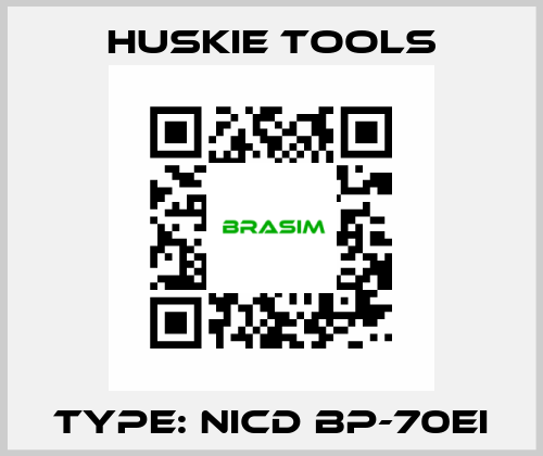 TYPE: Nicd BP-70EI Huskie Tools