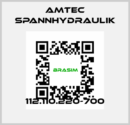 112.110.220-700 Amtec Spannhydraulik