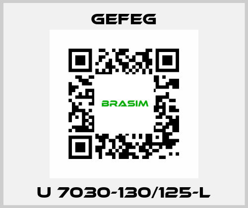 U 7030-130/125-L Gefeg