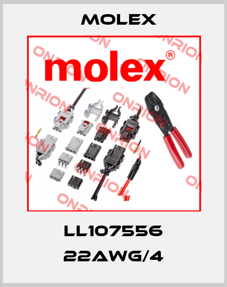 LL107556 22AWG/4 Molex