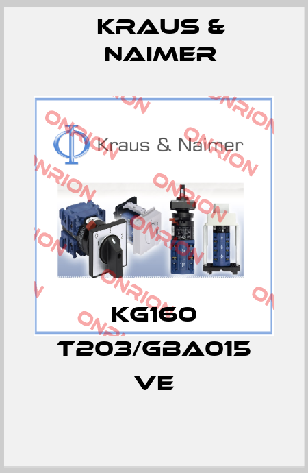 KG160 T203/GBA015 VE Kraus & Naimer