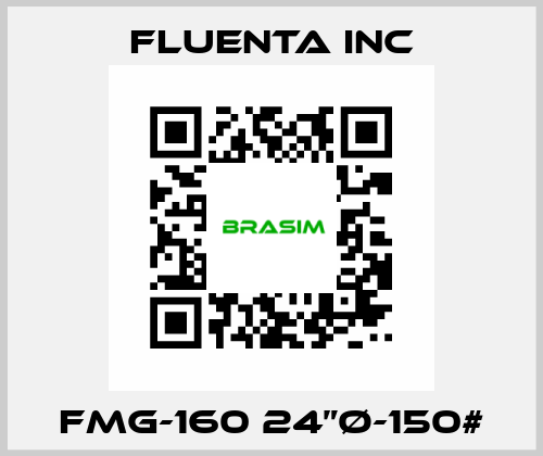 FMG-160 24”Ø-150# Fluenta Inc