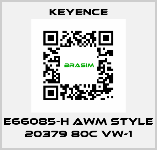 E66085-H AWM Style 20379 80C VW-1 Keyence