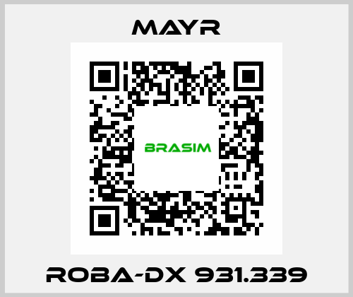ROBA-DX 931.339 Mayr