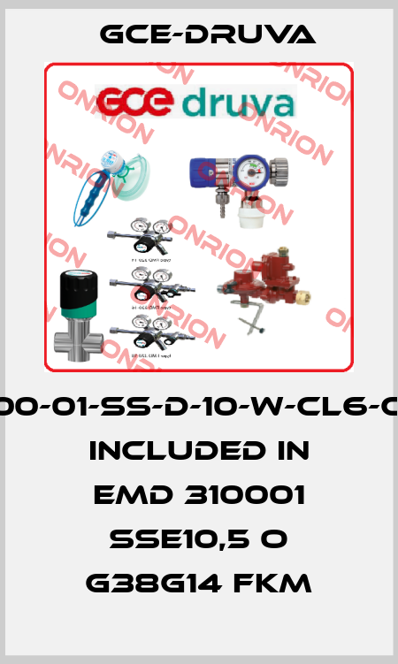 EMD3100-01-SS-D-10-W-CL6-CL6-O2, included in EMD 310001 SSE10,5 O G38G14 FKM Gce-Druva